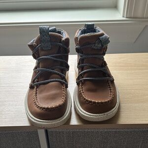 Hey Dude Reyes Brown Leather Boots